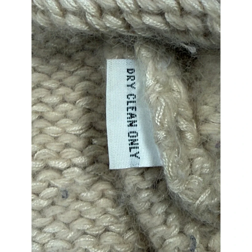 5/48 Saks‎ Fifth Ave Angora Rabbit Hair Silk Blend Turtleneck Sweater Size M